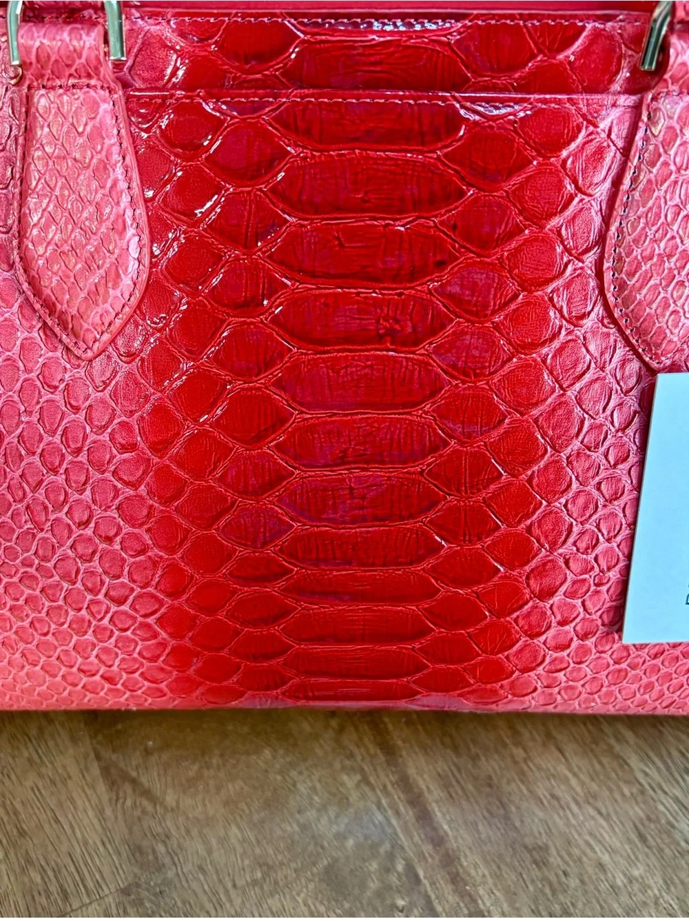 Brahmin NWT Sm Finley - Flame Calimero - Anaconda - Feminine, Sultry